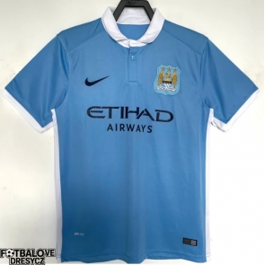 Manchester City 2015-2016 Retro Domácí Dres Krátký Rukáv Manchester City 2015-2016 Retro Domácí Dres Krátký Rukáv